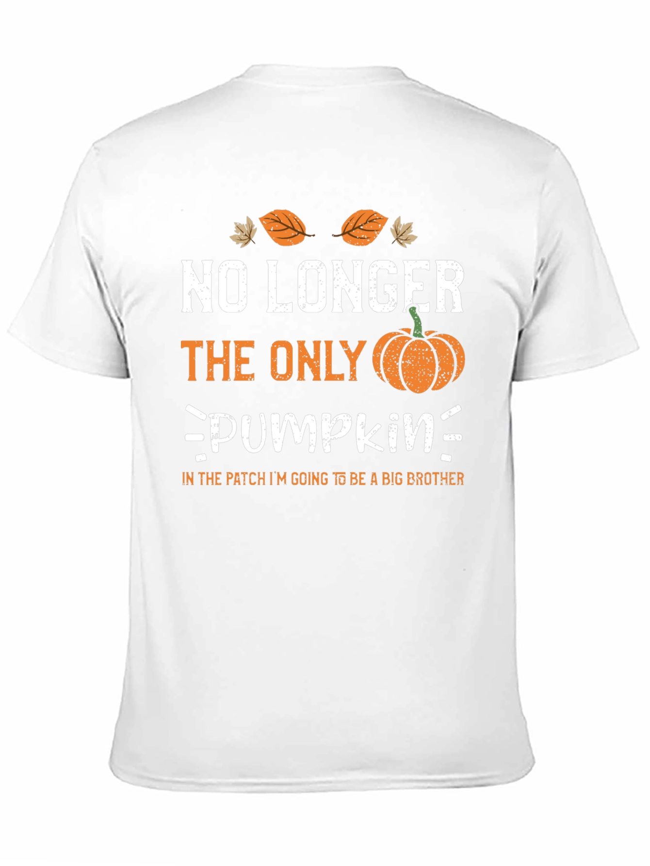 Big Brother Pumpkin T-Shirt - Fall Pregnancy Announcement