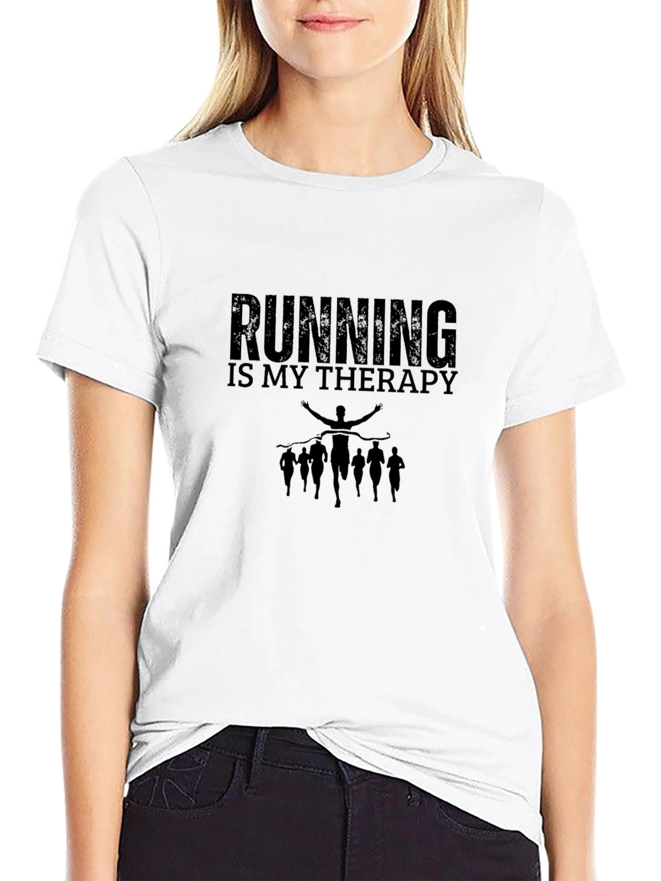 Running is My Therapy T-Shirt