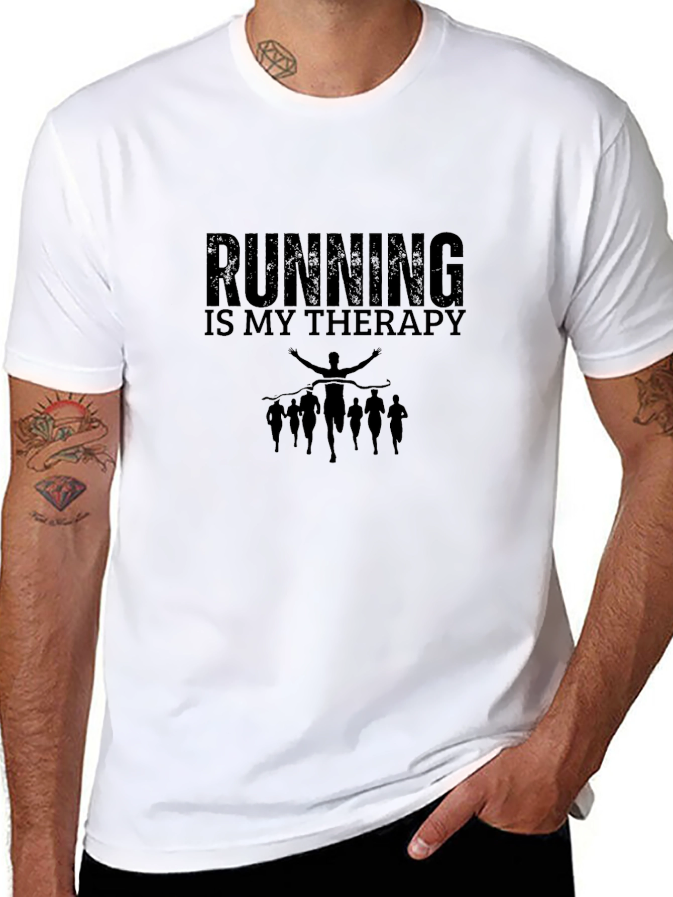 Running is My Therapy T-Shirt