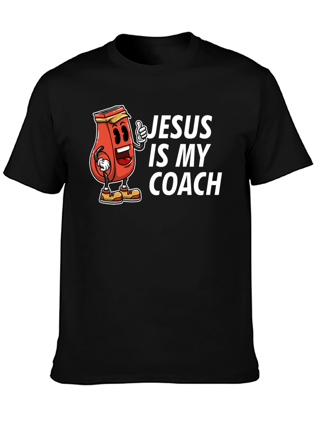 Jesus is My Coach Graphic T-Shirt