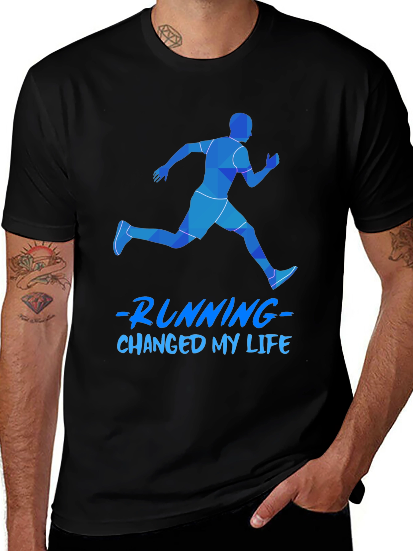 Running Changed My Life Mens Graphic Tee