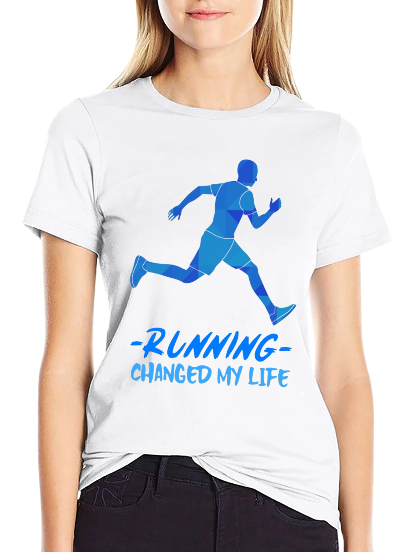 Running Changed My Life Mens Graphic Tee