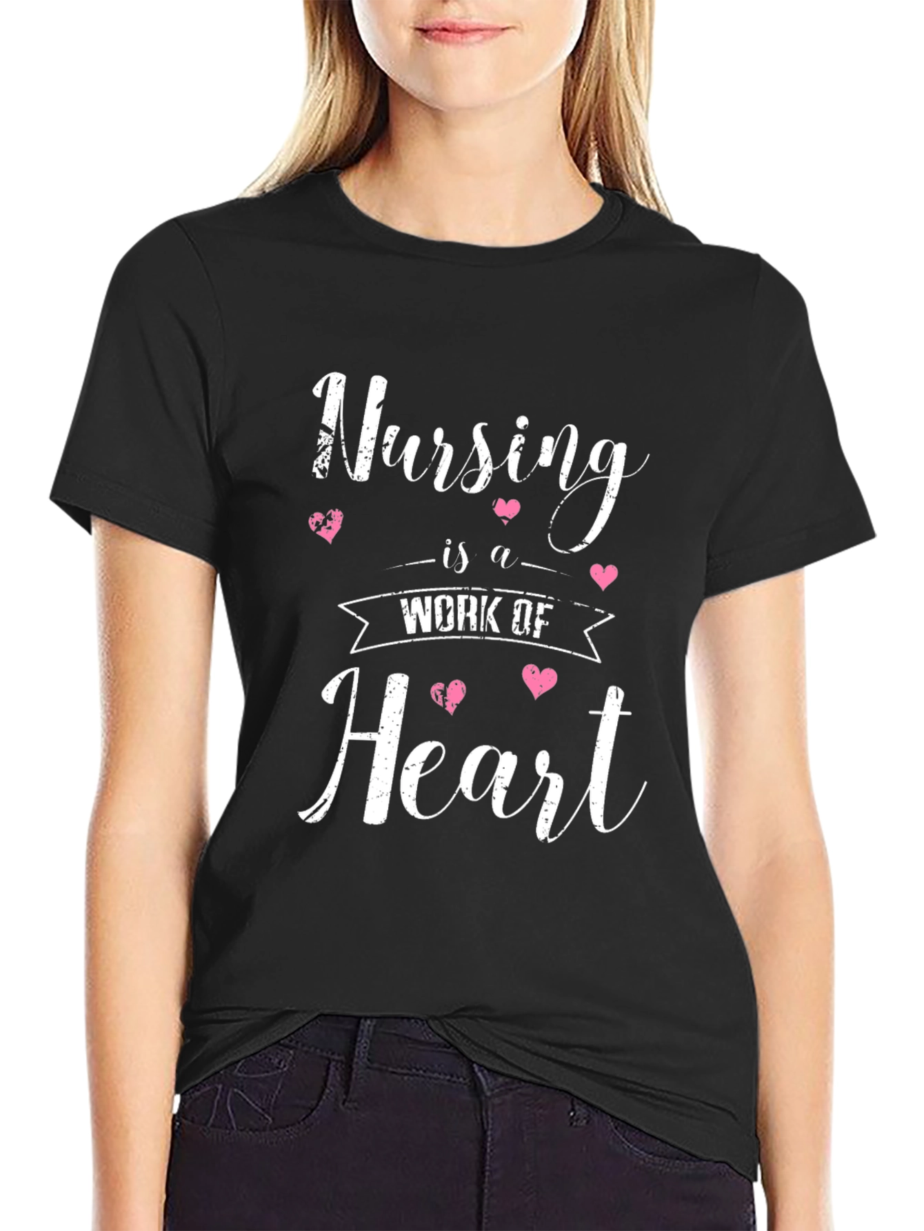 Nursing is a Work of Heart T-Shirt