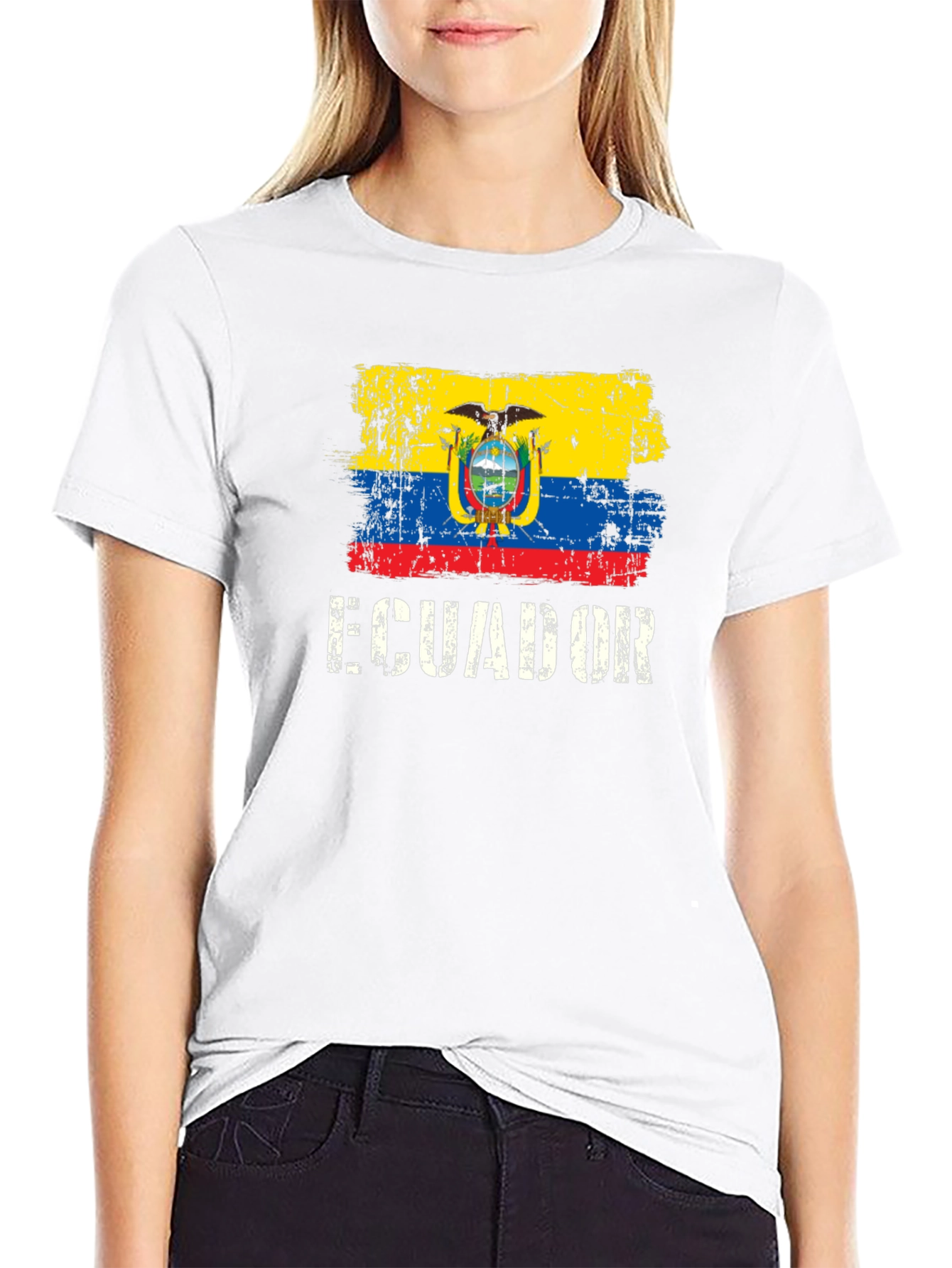 Ecuador Flag Graphic T-Shirt