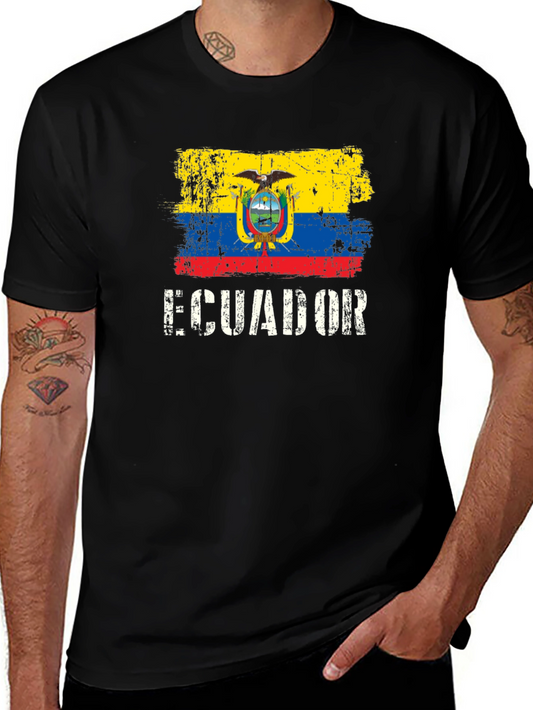 Ecuador Flag Graphic T-Shirt