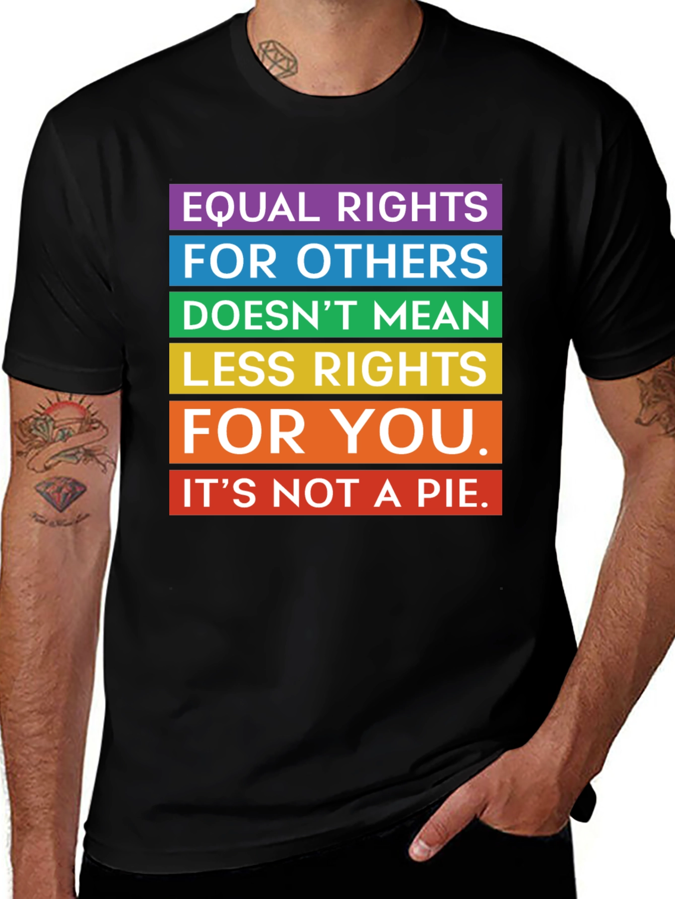 Equality Rights Rainbow T-Shirt