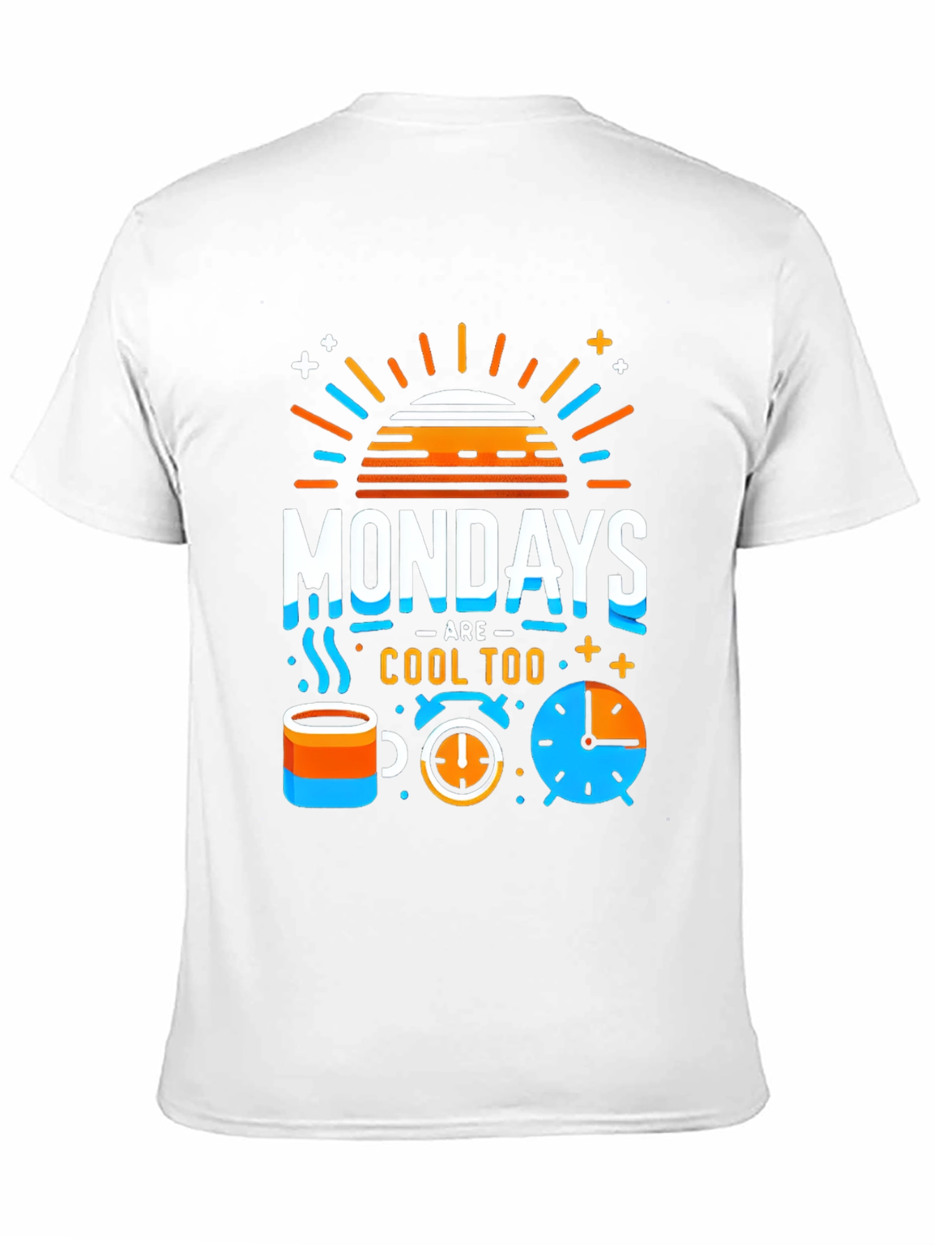Mondays Are Cool Tee - Fun Graphic Print T-Shirt