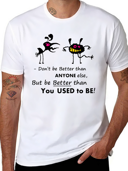 Motivational Black Graphic T-Shirt