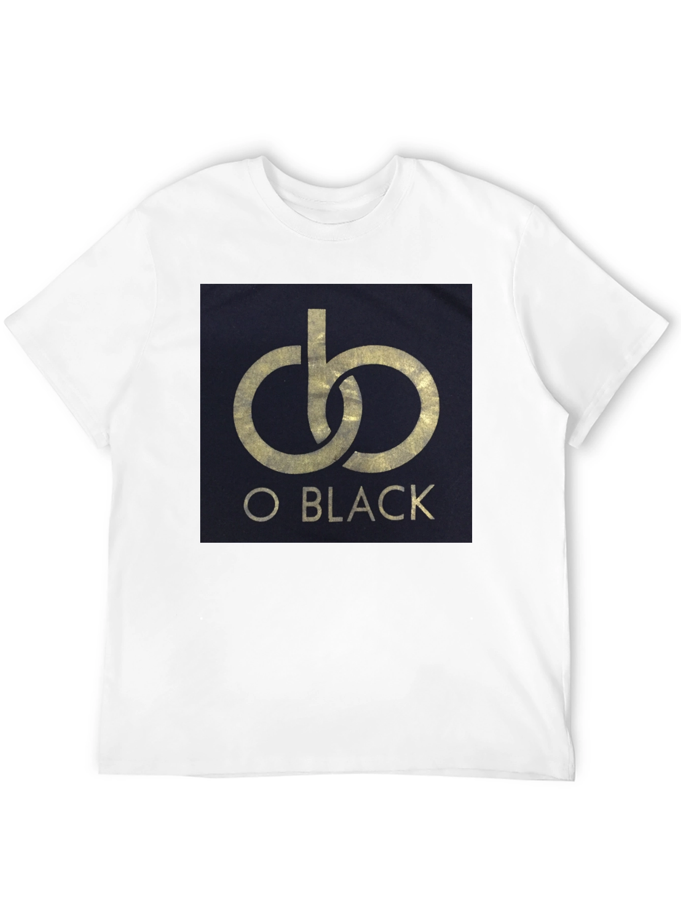 O Black Graphic Print T-Shirt - Casual Style