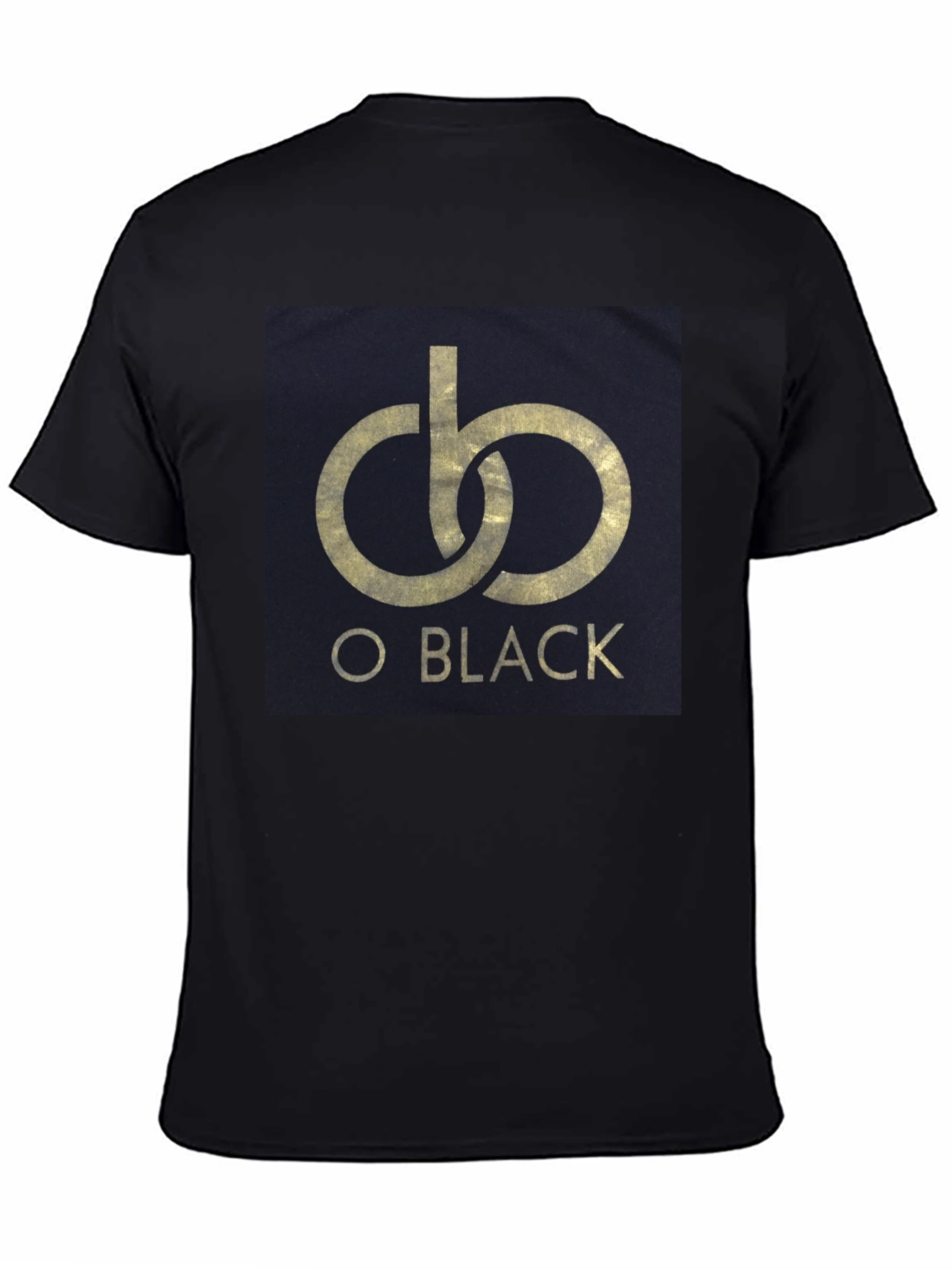 O Black Graphic Print T-Shirt - Casual Style