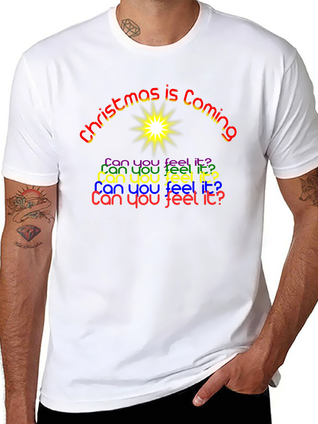 Christmas is Coming Festive Graphic T-Shirt