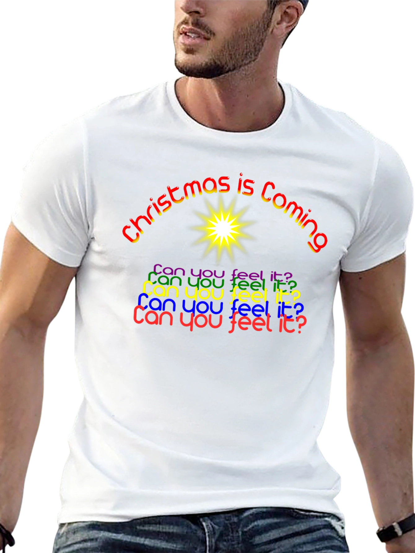 Christmas is Coming Festive Graphic T-Shirt