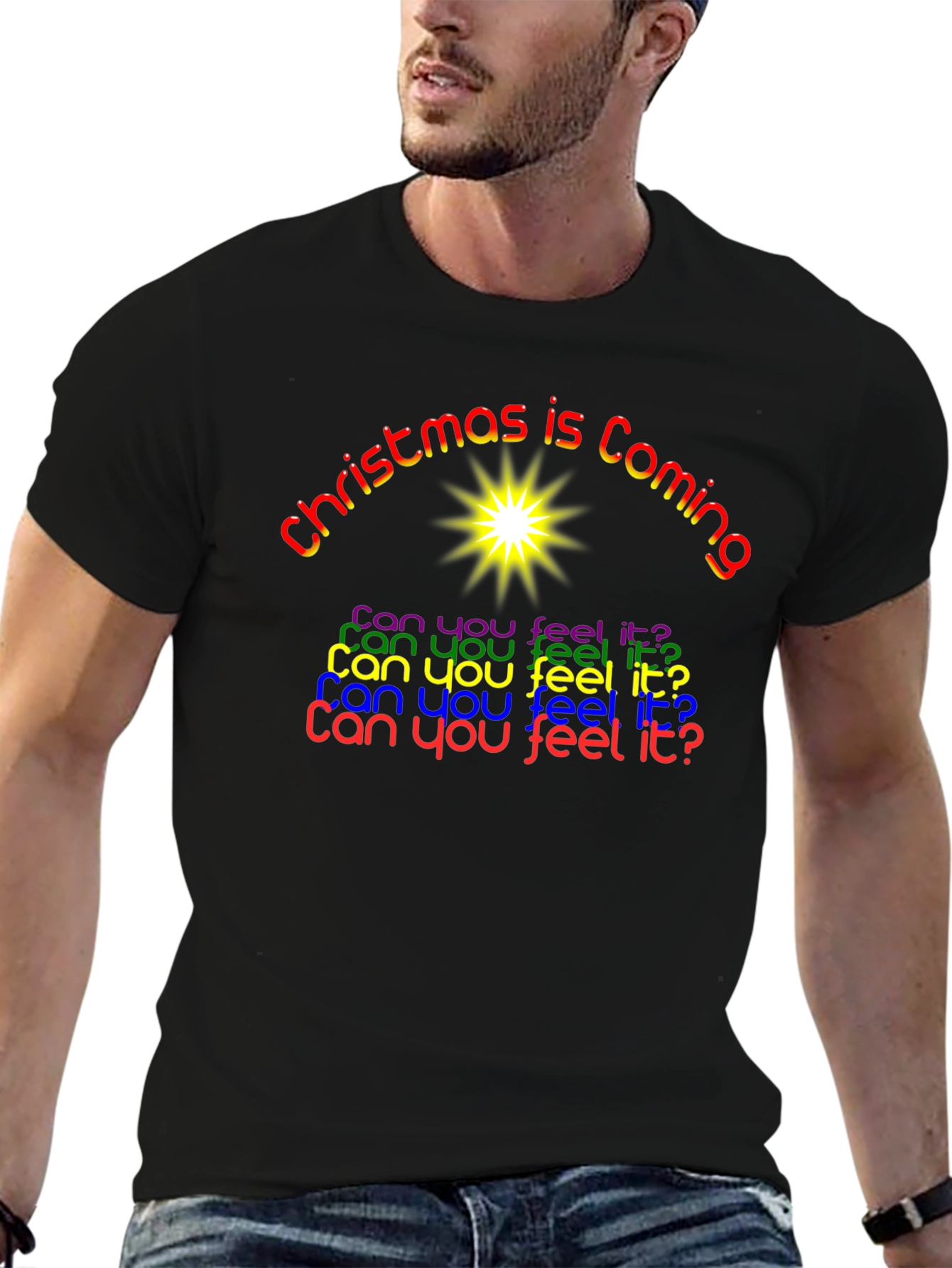 Christmas is Coming Festive Graphic T-Shirt
