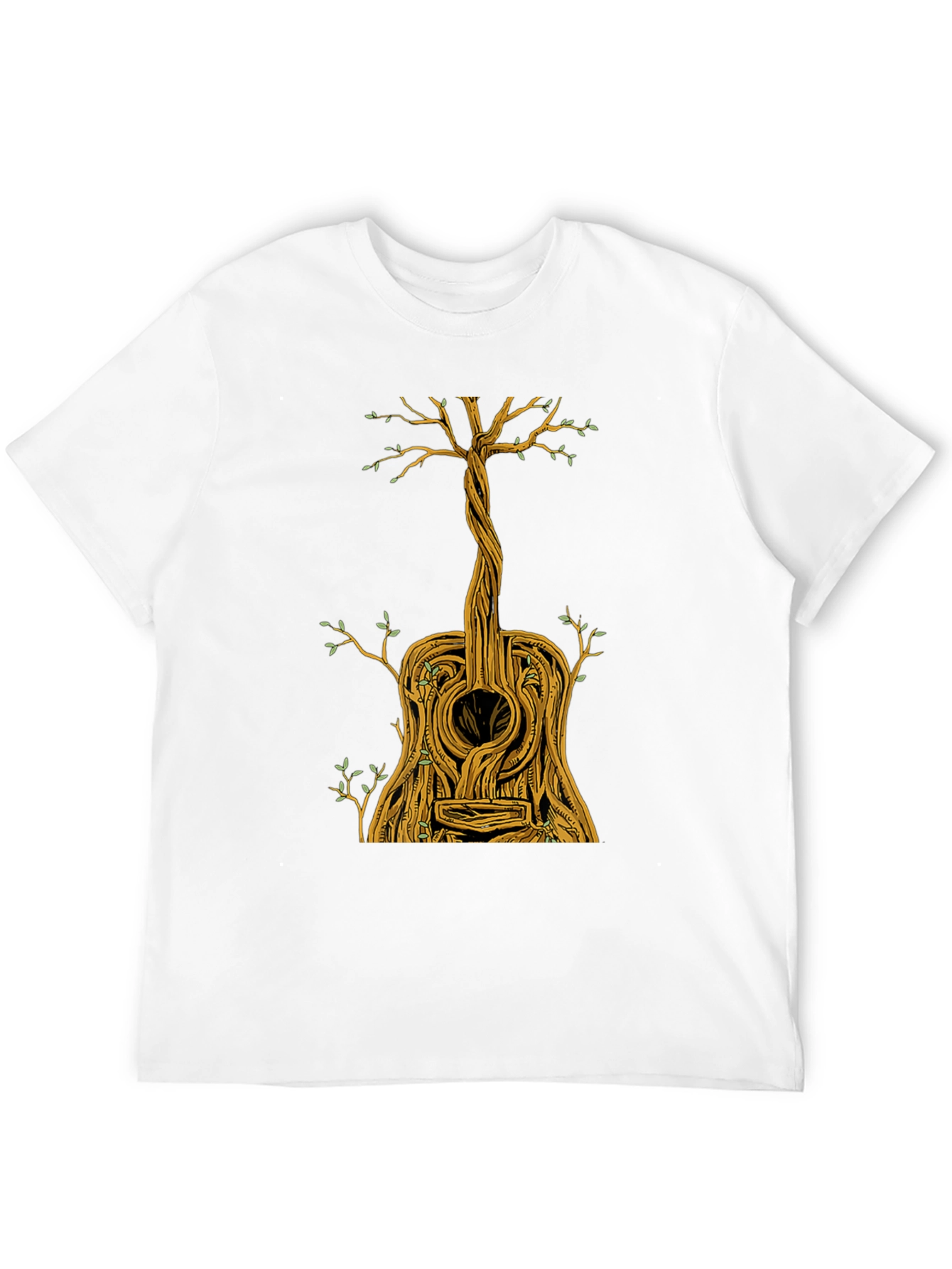 Guitar Tree Graphic Tee - Music Lovers T-Shirt