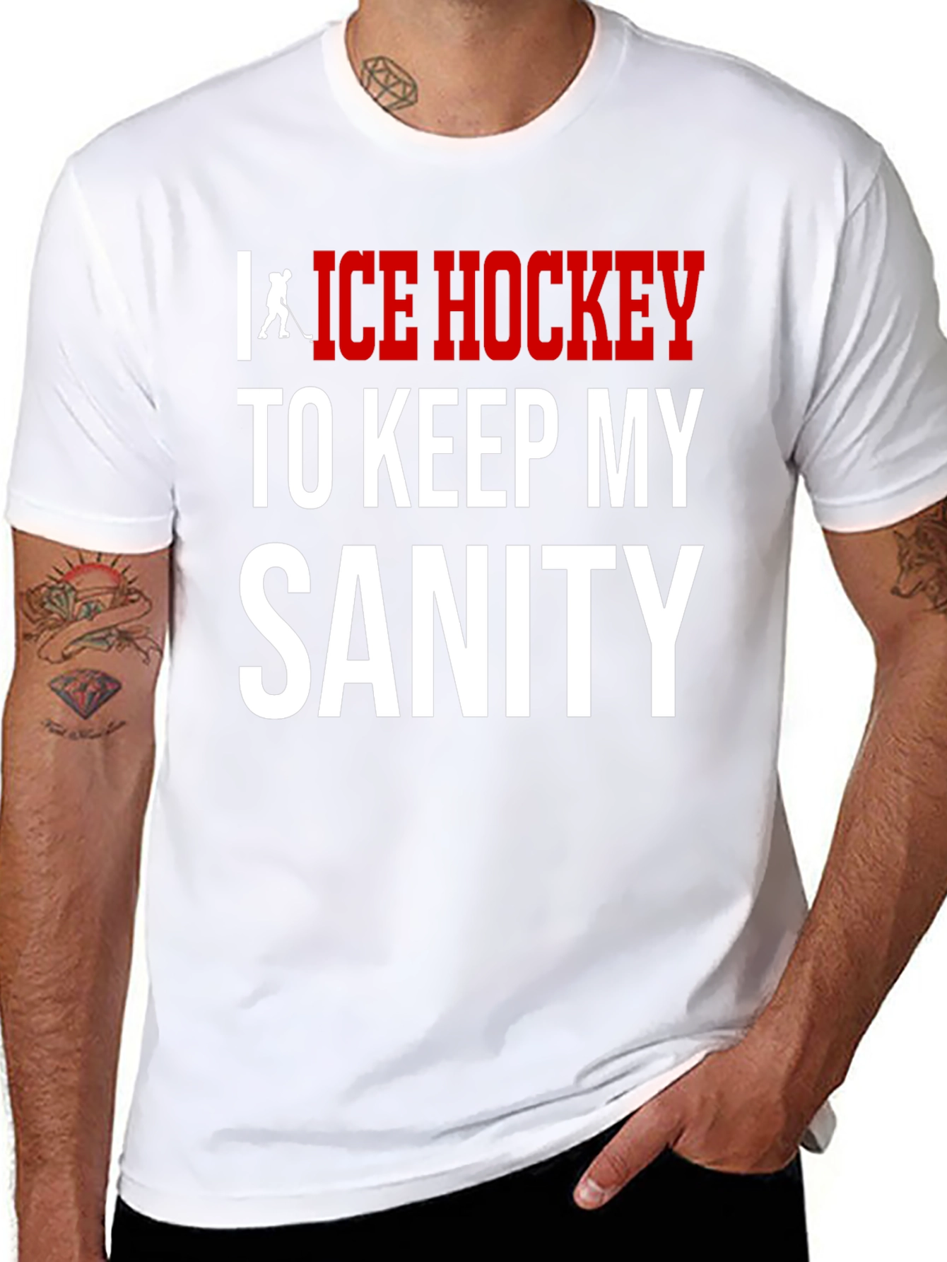 Ice Hockey Sanity T-Shirt