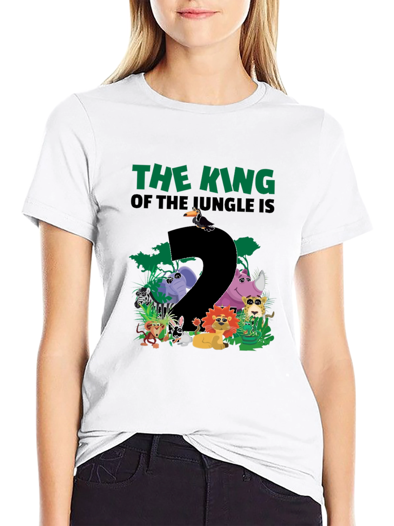 Jungle King Birthday T-Shirt - Second Birthday