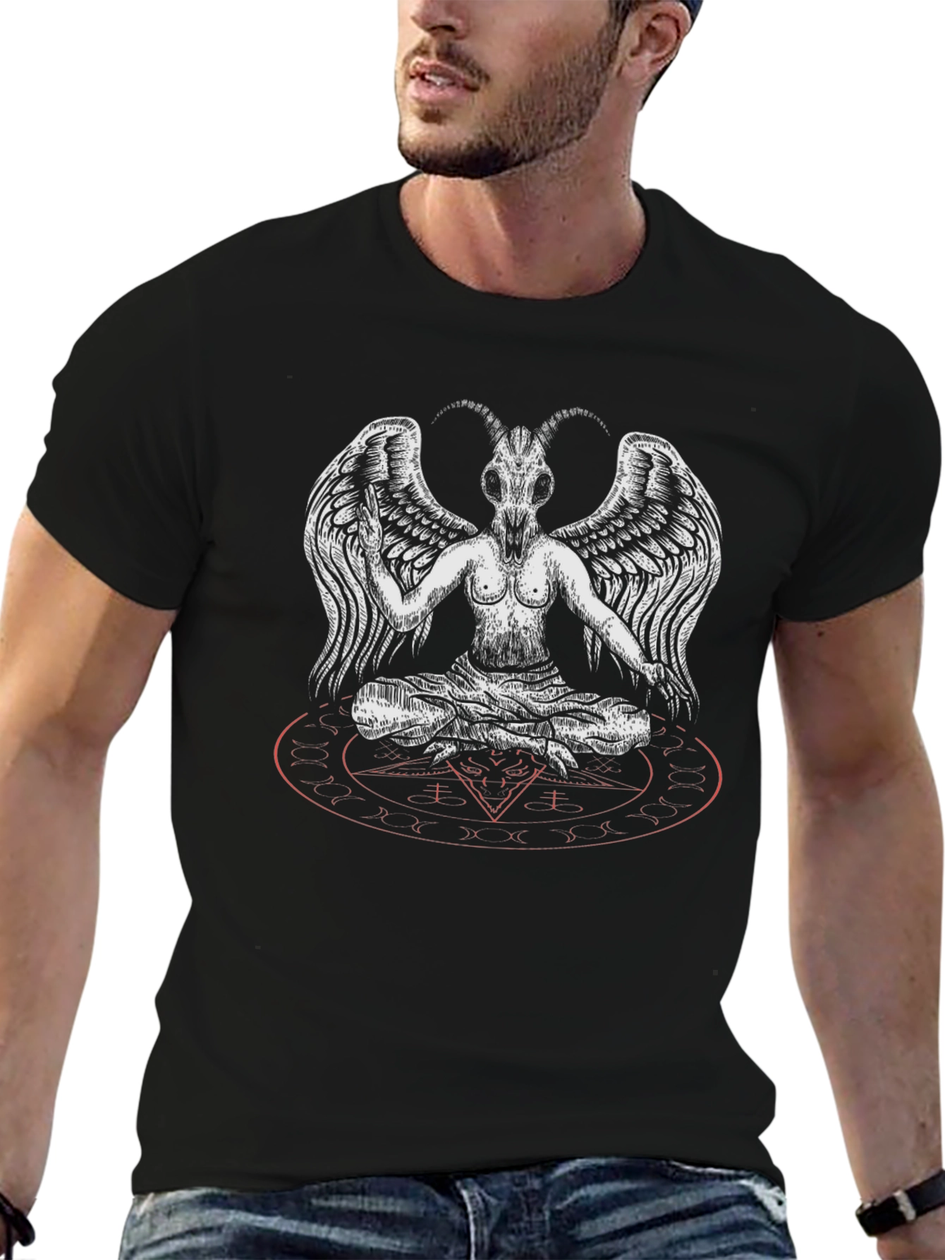 Baphomet Graphic Tee - Unisex Satanic T-Shirt
