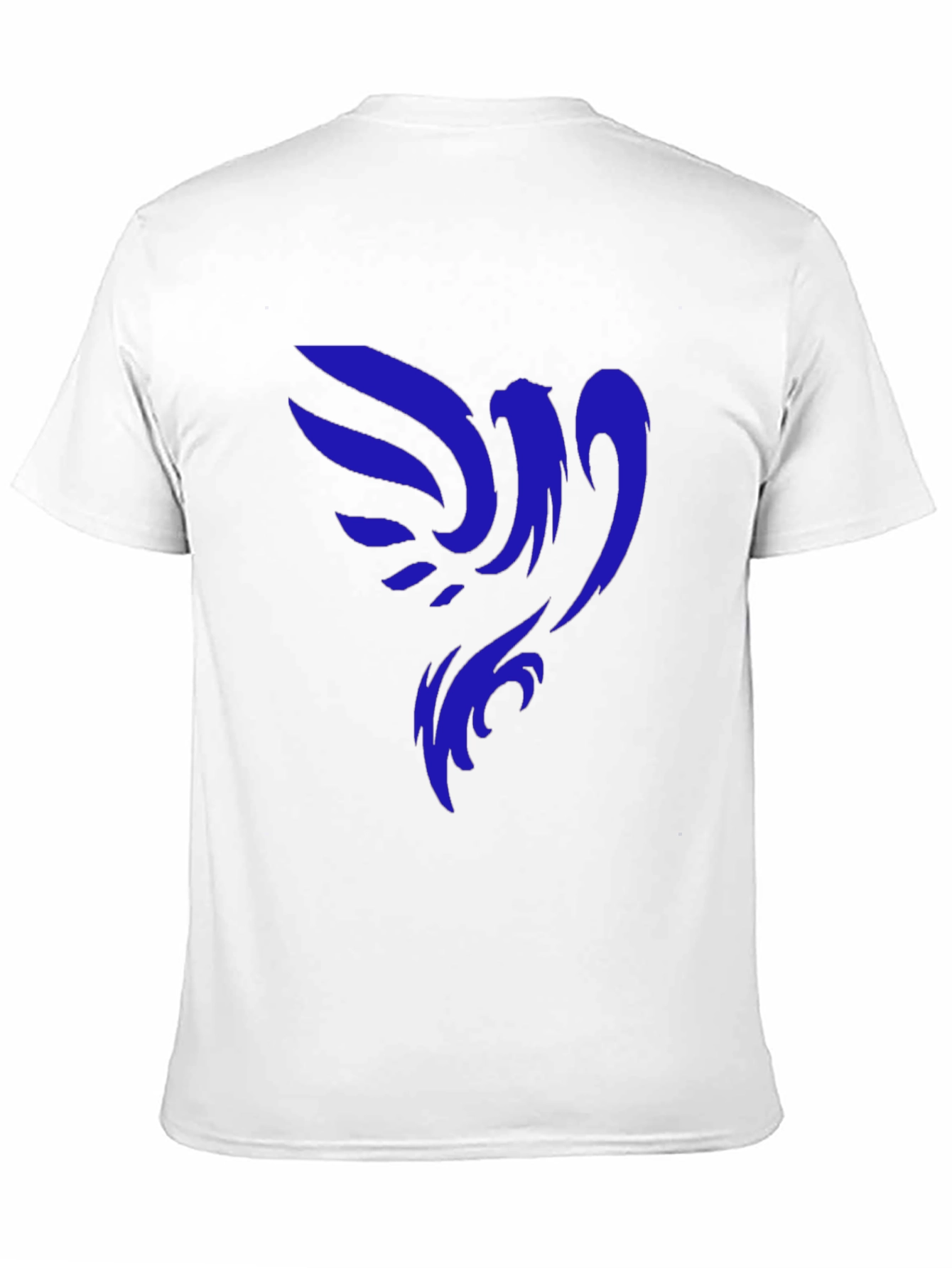 Black T-Shirt with Blue Phoenix Graphic