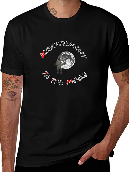 Kryptonaut to the Moon Black T-Shirt