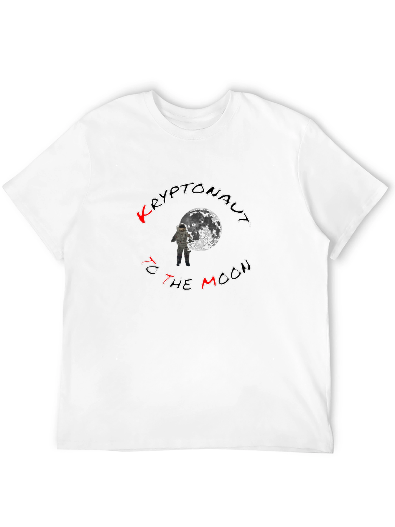 Kryptonaut to the Moon Black T-Shirt