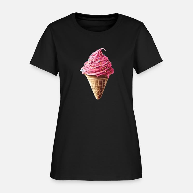 Ice Cream Strawberry Sprinkles Gelato Sweet