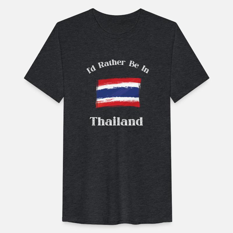 I'd Rather Be In Thailand With Flag Design