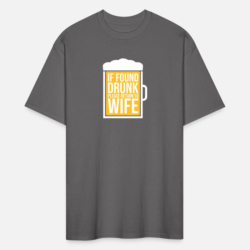 If Found Drunk Please Return To Wife Husband Beer