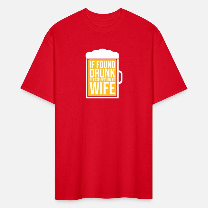 If Found Drunk Please Return To Wife Husband Beer