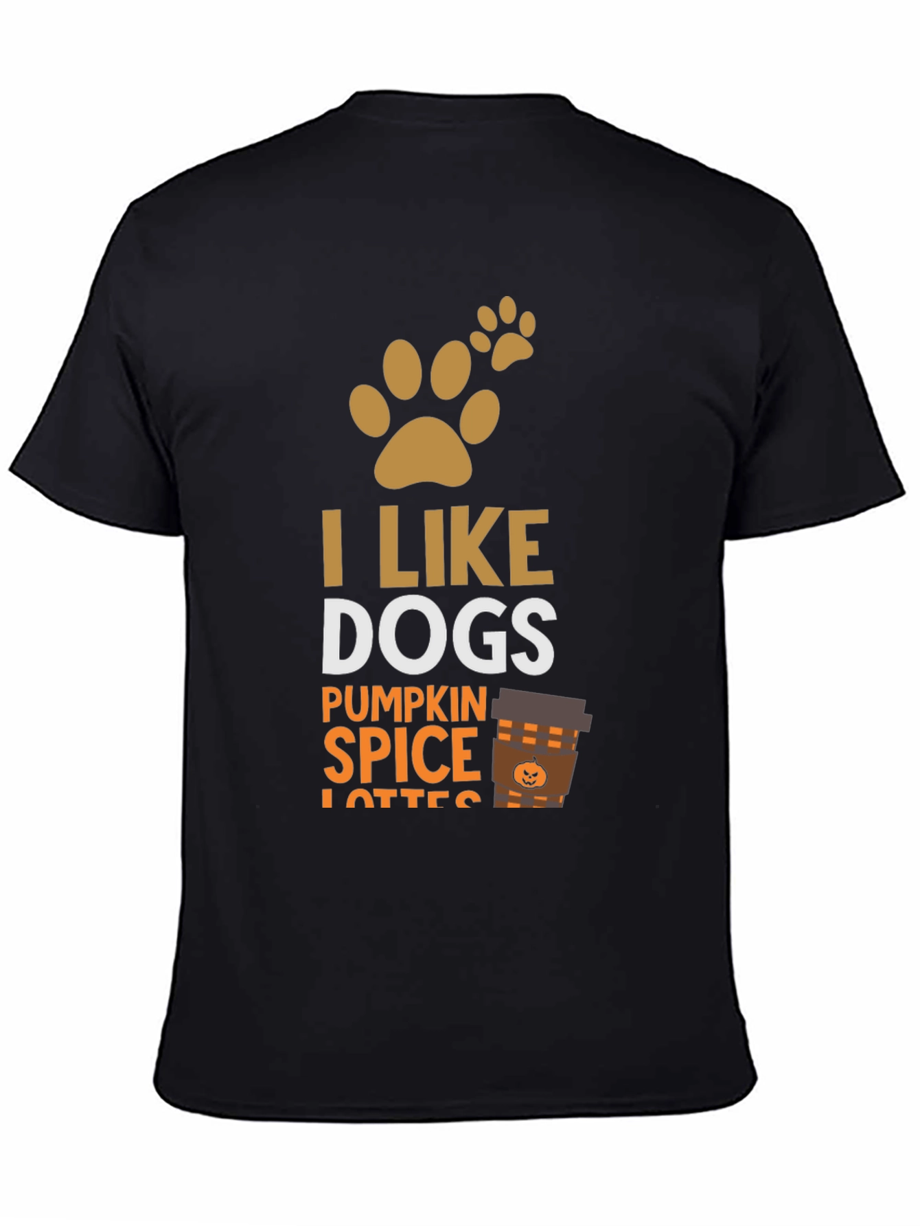 I Like Dogs & Pumpkin Spice Lattes Graphic T-Shirt