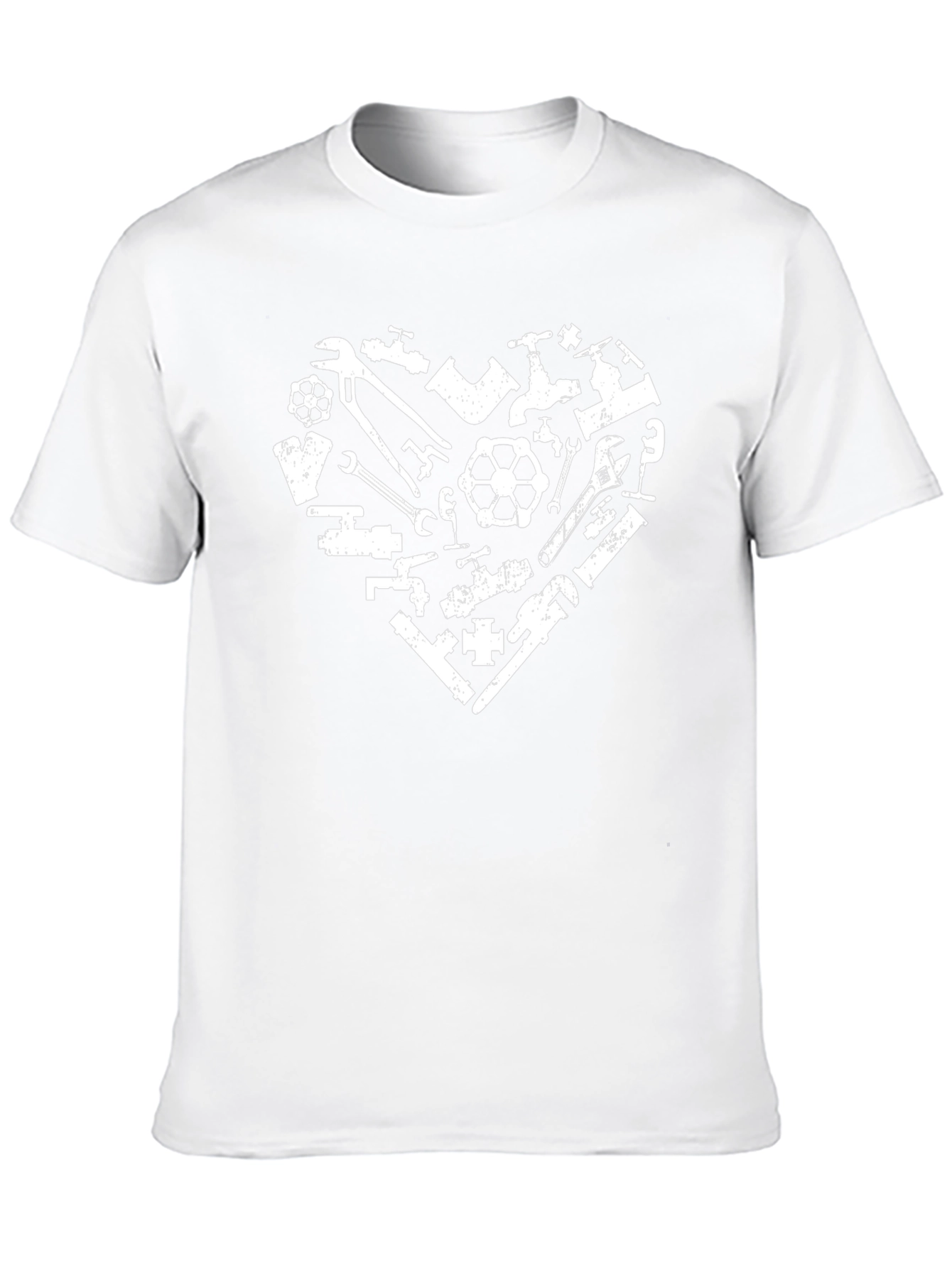 Plumbing Heart Graphic T-Shirt - Black Cotton Tee