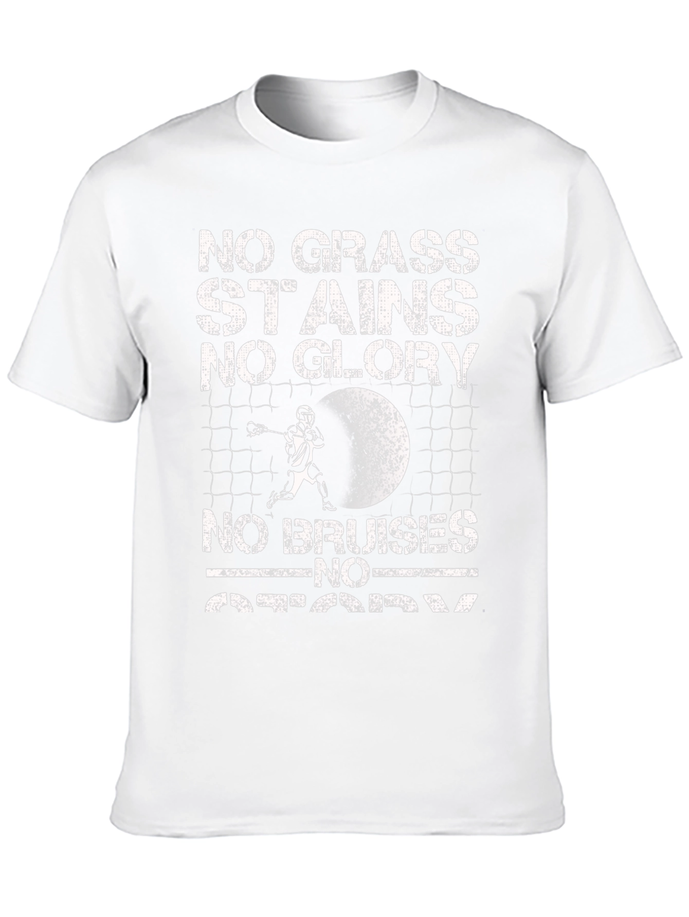 Lacrosse Graphic Tee: No Grass Stains No Glory