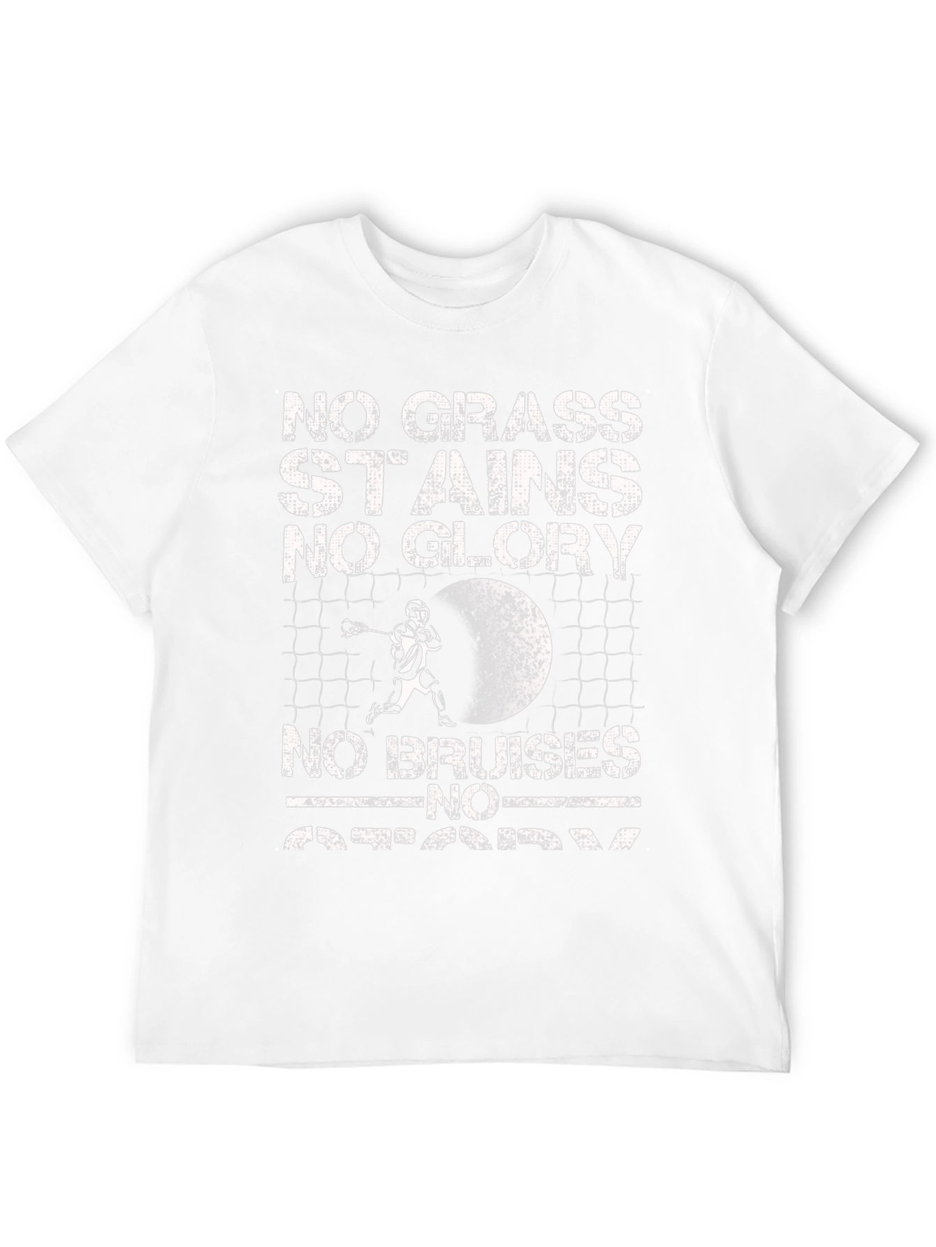 Lacrosse Graphic Tee: No Grass Stains No Glory