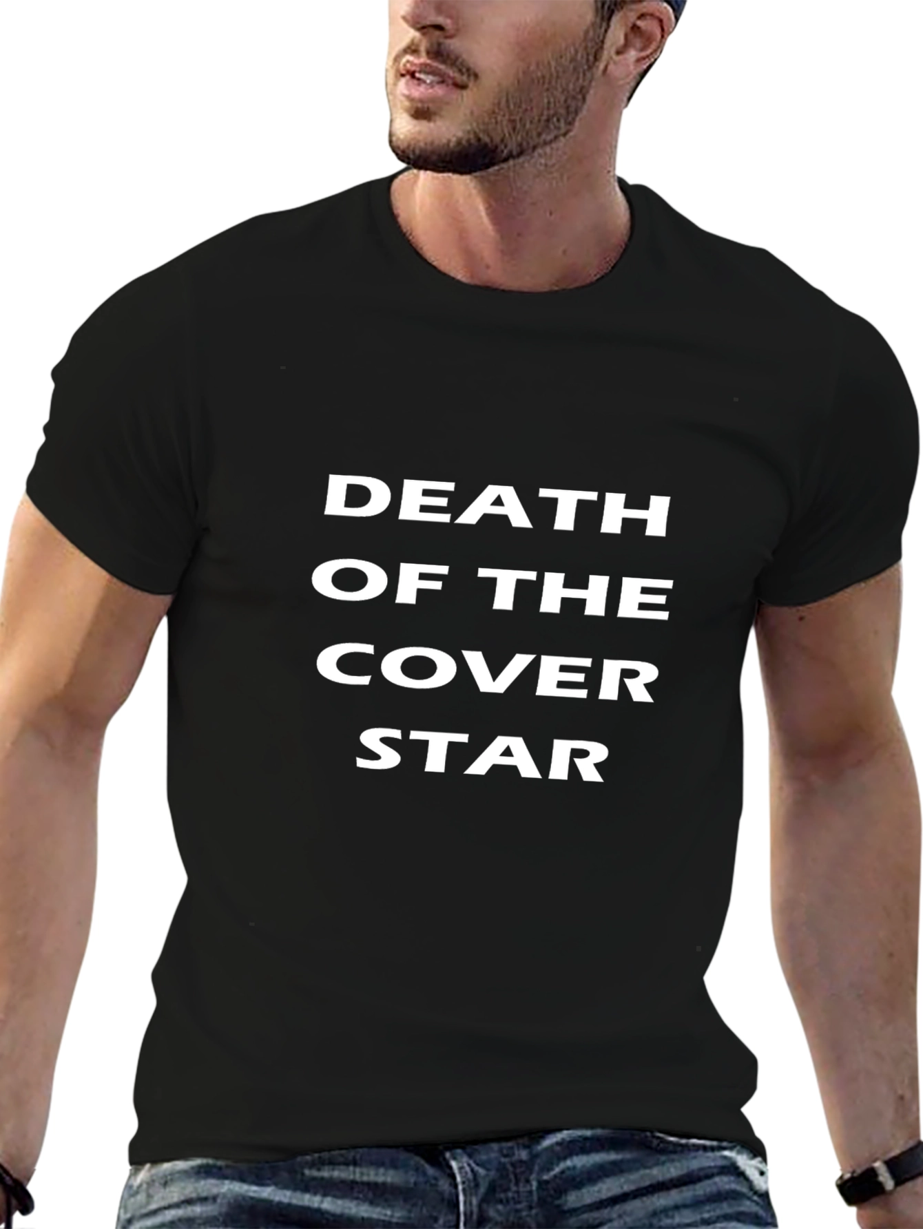 Death of the Cover Star Black Graphic T-Shirt
