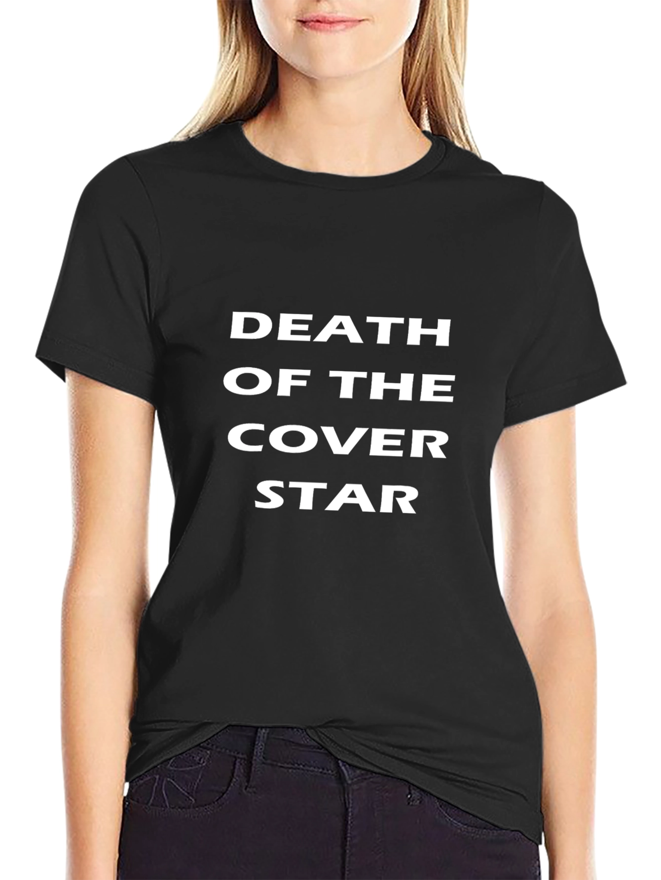 Death of the Cover Star Black Graphic T-Shirt