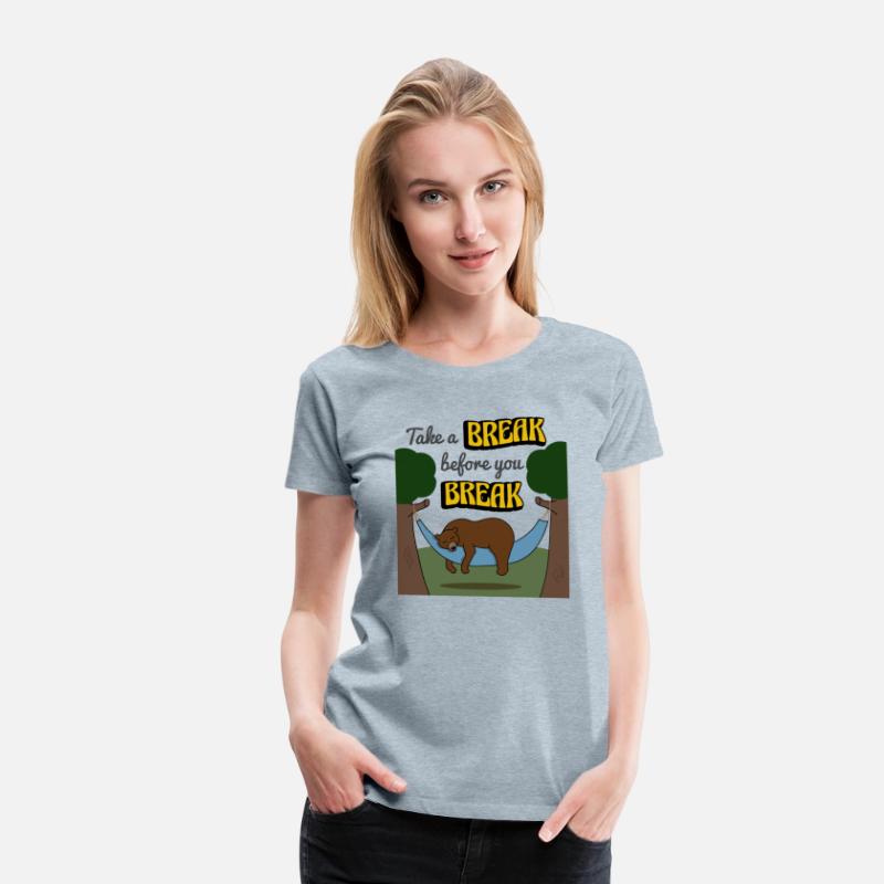 Illustration bear in hammock