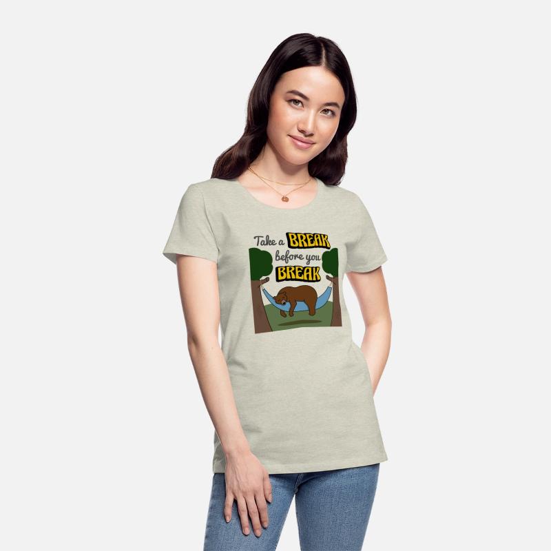 Illustration bear in hammock