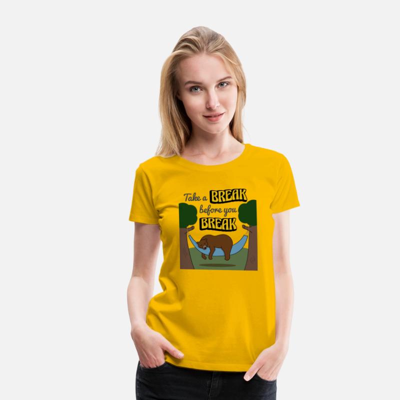 Illustration bear in hammock