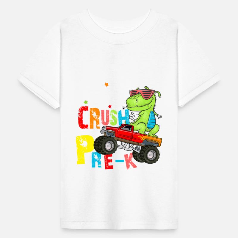 I'm Ready To Crush Pre K Monster Truck Dinosaur
