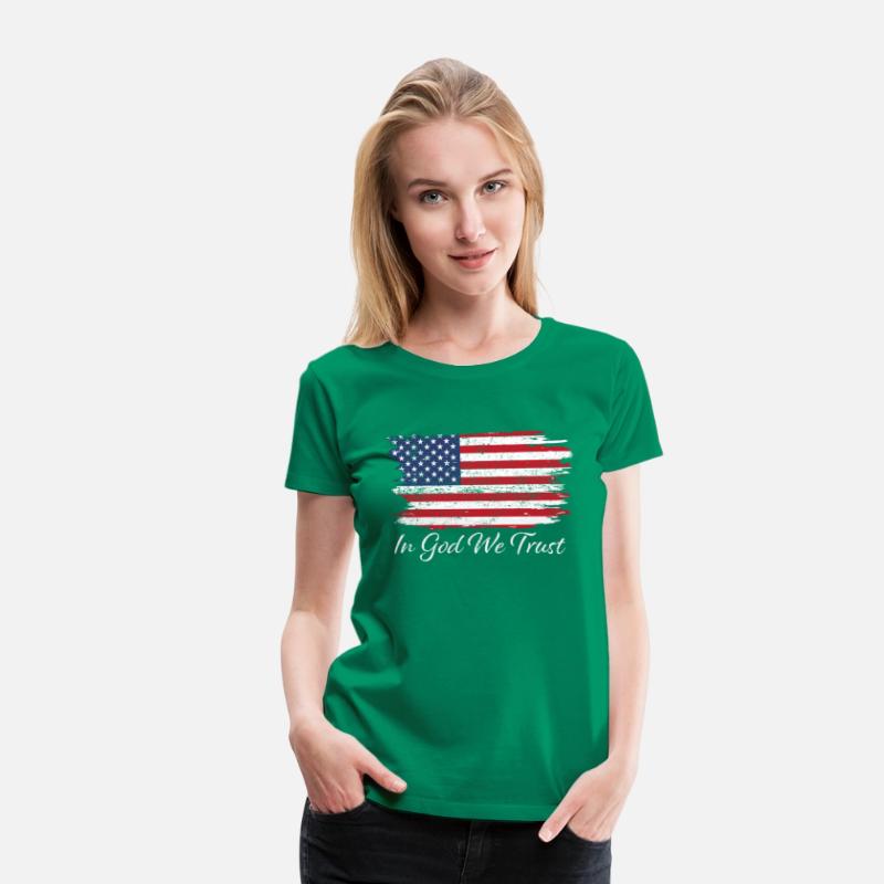 In God We Trust Us Flag Patriotic