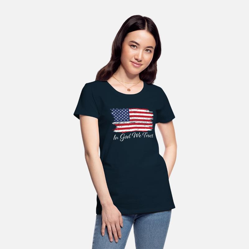 In God We Trust Us Flag Patriotic