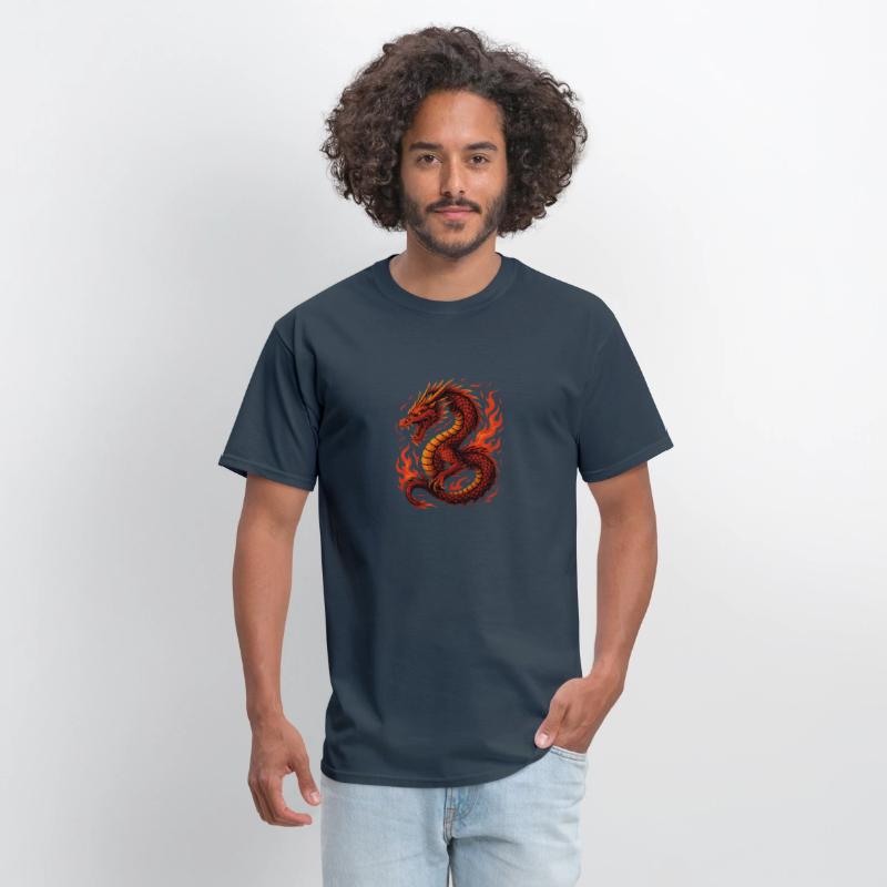Inferno Wyrm – Mythic Fire Dragon T-Shirt