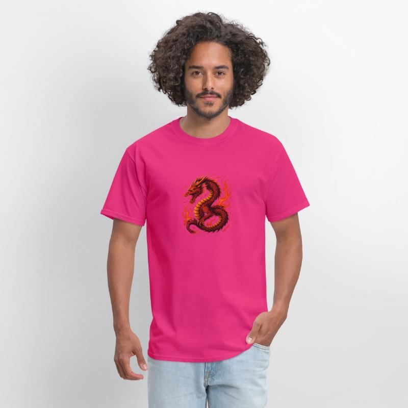 Inferno Wyrm – Mythic Fire Dragon T-Shirt