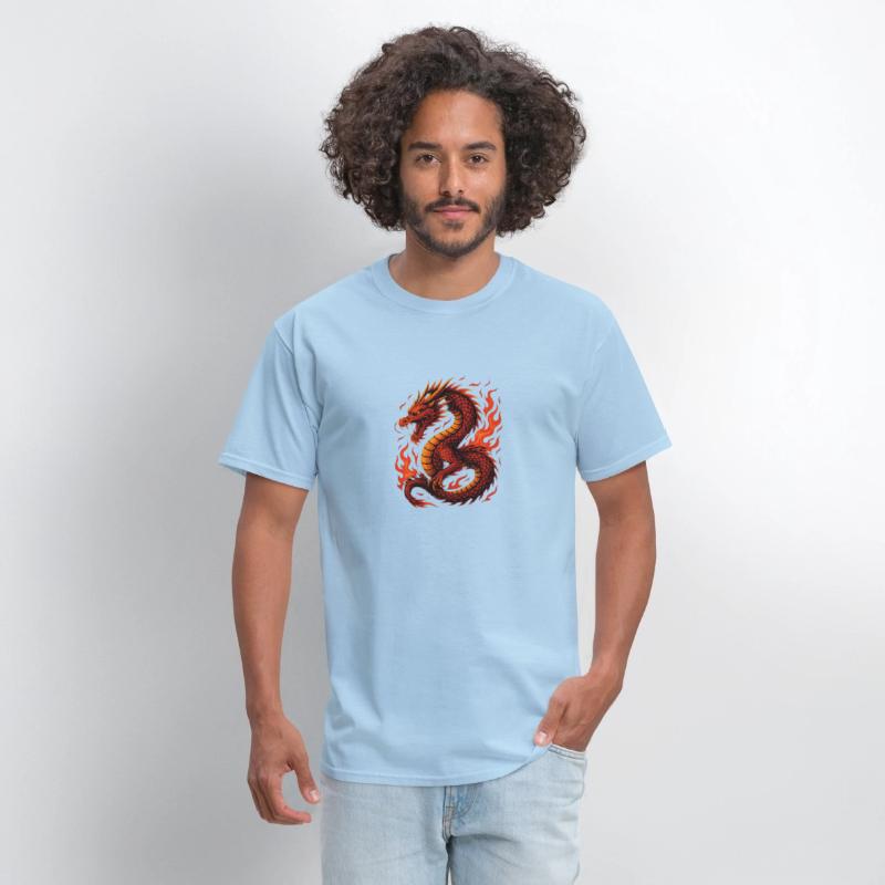 Inferno Wyrm – Mythic Fire Dragon T-Shirt