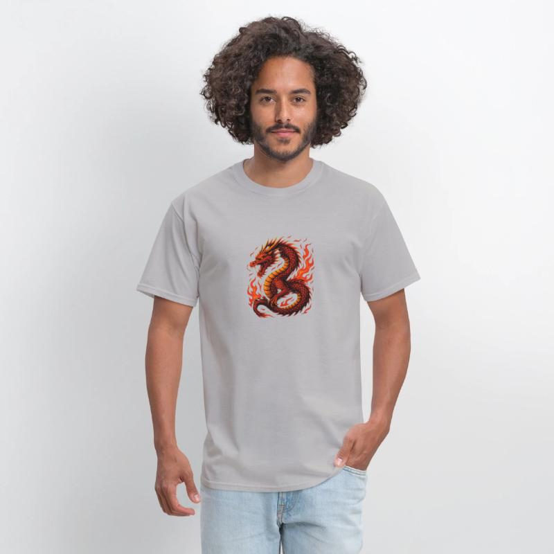 Inferno Wyrm – Mythic Fire Dragon T-Shirt