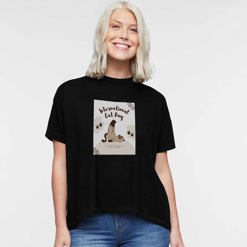 International Cat Day Playful Design