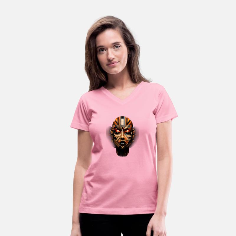 International Womens Day Woman Face Geometric