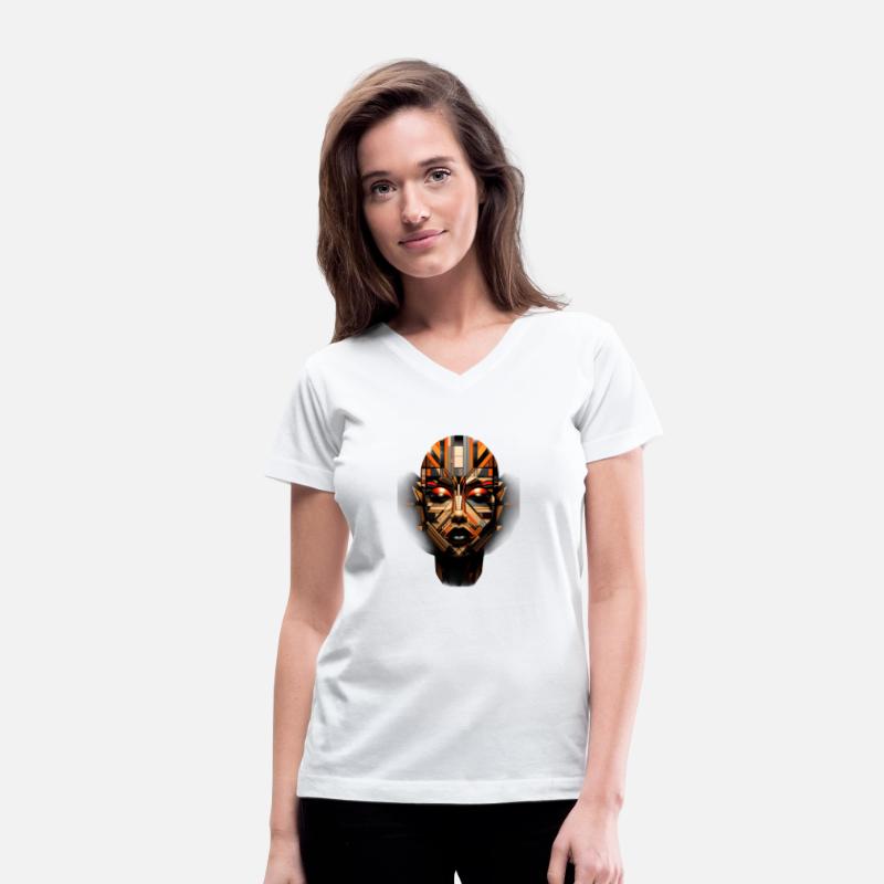International Womens Day Woman Face Geometric