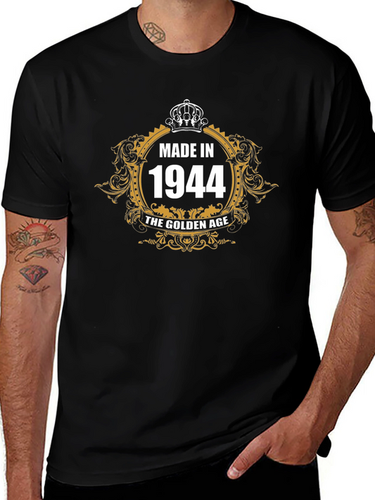 Made in 1944 T-Shirt - Golden Age Birthday Gift