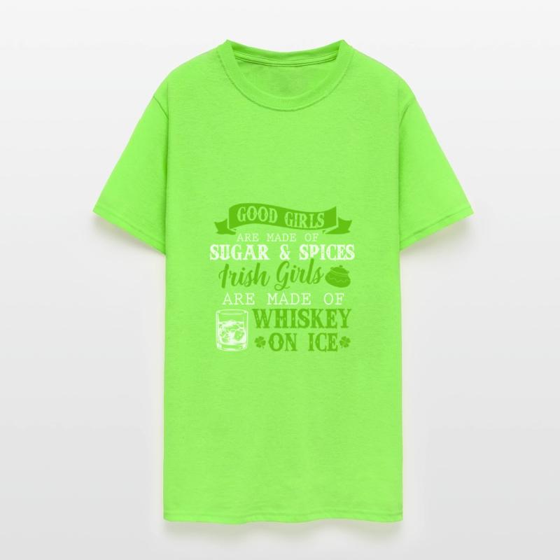 Irish Girls Are Made Of Whiskey On Ice Funny