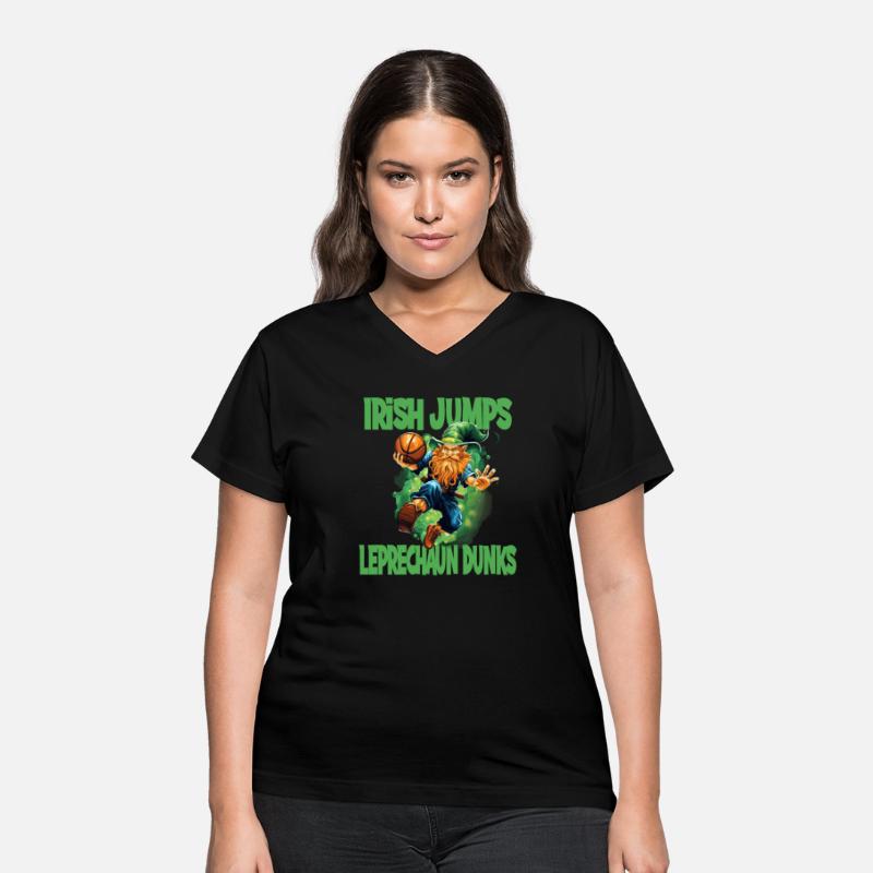 Irish Jumps Leprechaun Basketball for a